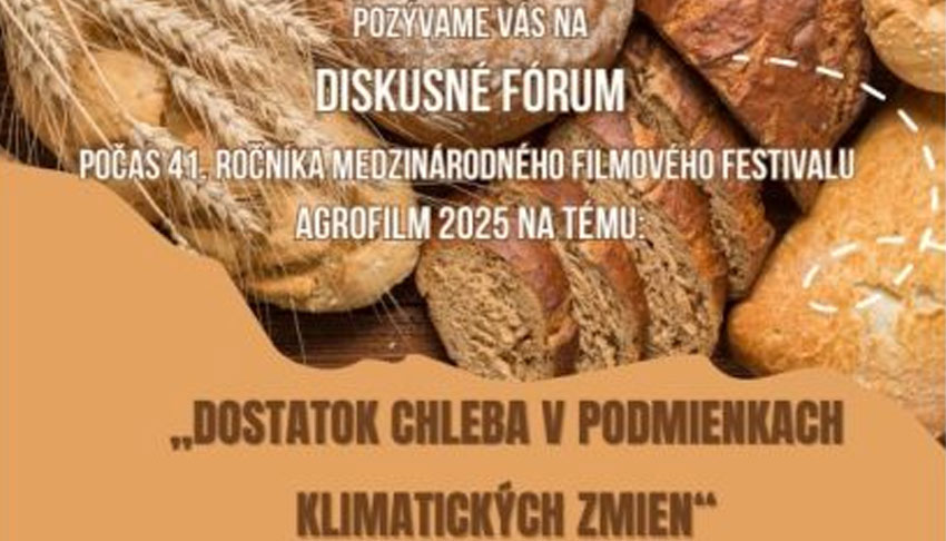 Pozvánka na Diskusné fórum počas Agrofilmu